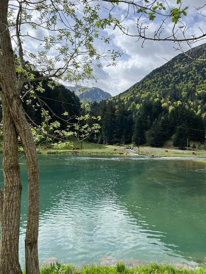 Grande Caravane Avec Auvent Au Milieu Du Parc Naturel Des Pyrenees Campan 0*,